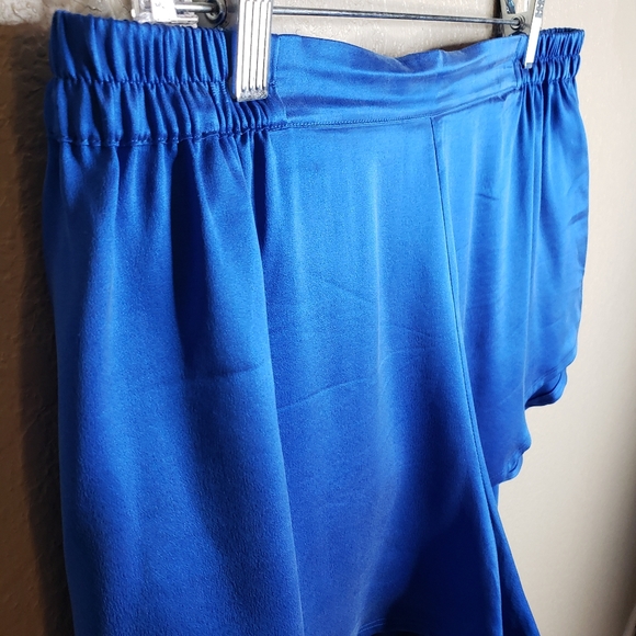 Lunya XL Washable Silk Sleep Shorts Energized Blue - Picture 4 of 9